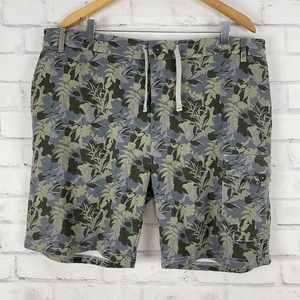 Johnnie-O Shorts Men's XL Jungle Lounger Elastic Waist 10" Inseam Floral NWT